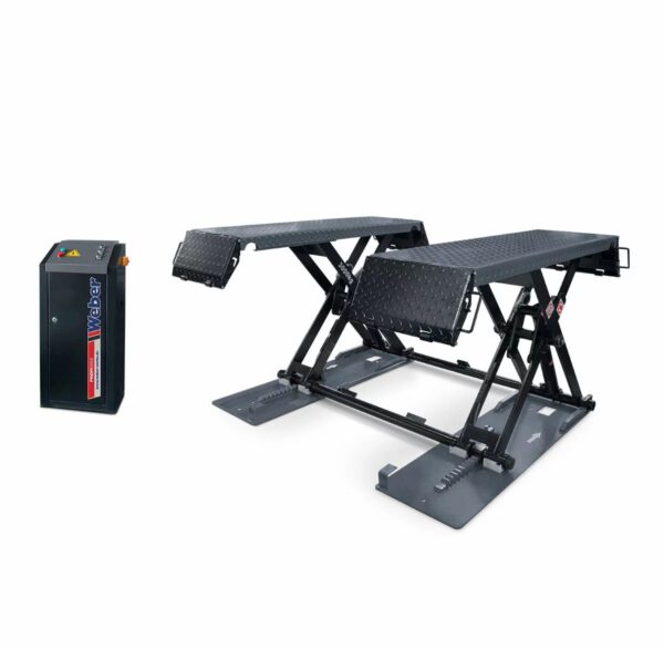 Podnośnik nożycowy mobilny 3T niski przejazd 11cm Weber - obrazek 2