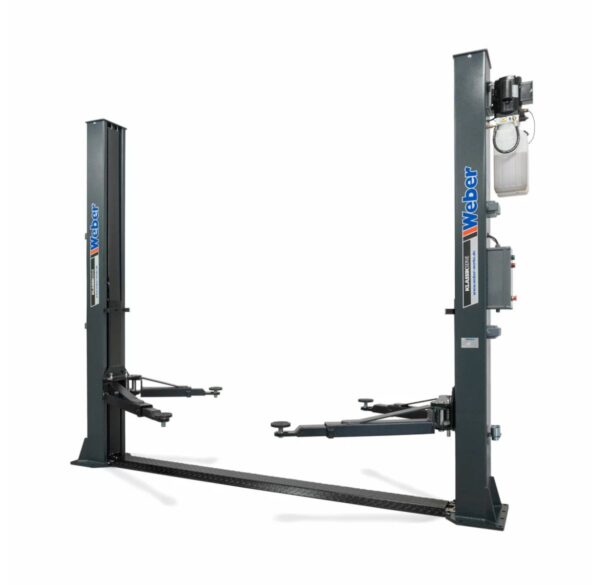 Dwukolumnowy podnośnik 4T asymetryczne ramiona Weber - obrazek 2