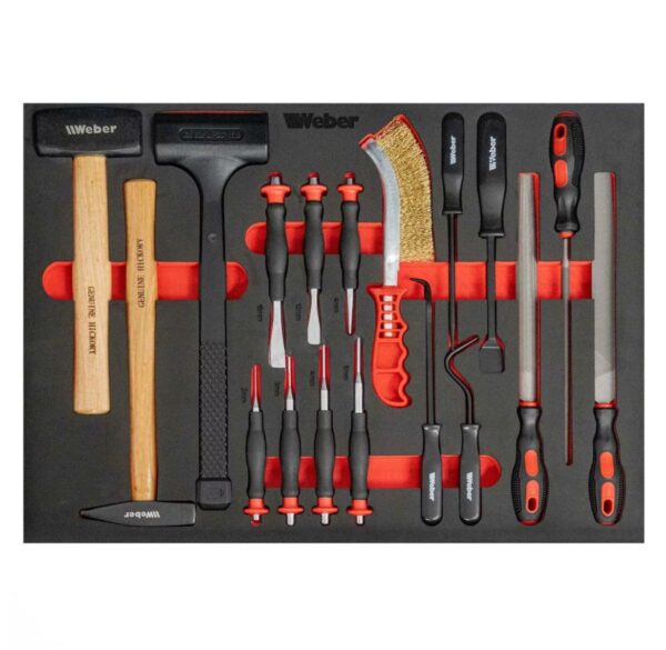 Wózek warsztatowy z wyposażeniem 300 elementów Weber - obrazek 10