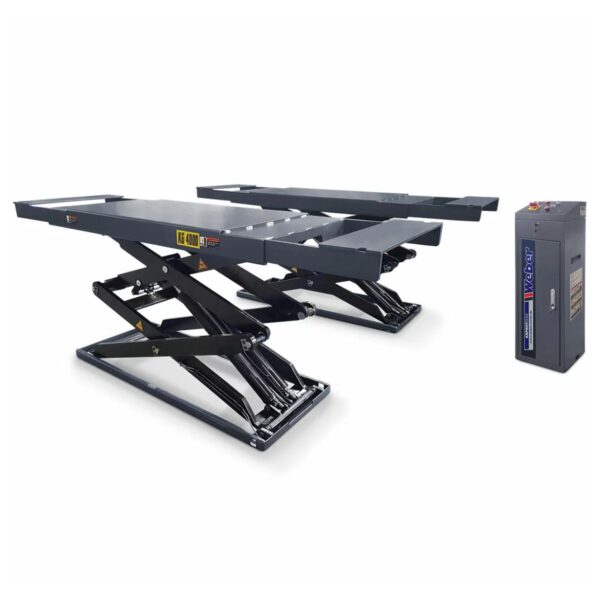 Podnośnik nożycowy podposadzkowy z najazdami krótkimi 4T 400V Weber - obrazek 9