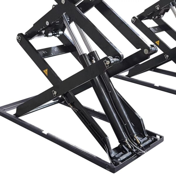 Podnośnik nożycowy podposadzkowy z długimi najazdami 4T 400V Weber - obrazek 4