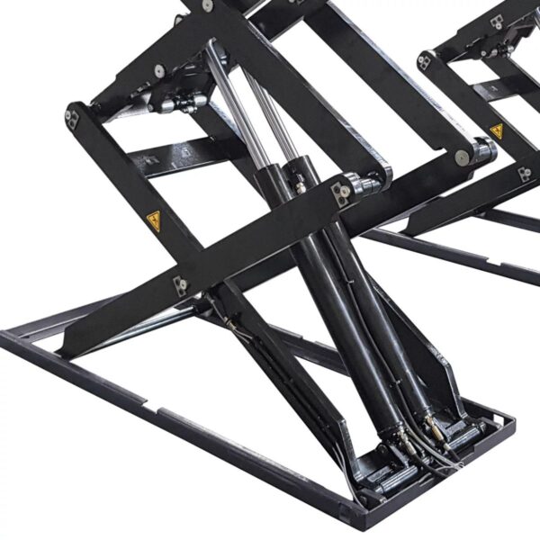 Podnośnik nożycowy podposadzkowy z długimi i krótkimi najazdami 4T 400V Weber - obrazek 3