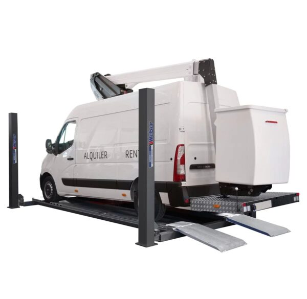 Podnośnik czterokolumnowy 12T auta ciężarowe i rolnicze Weber - obrazek 3