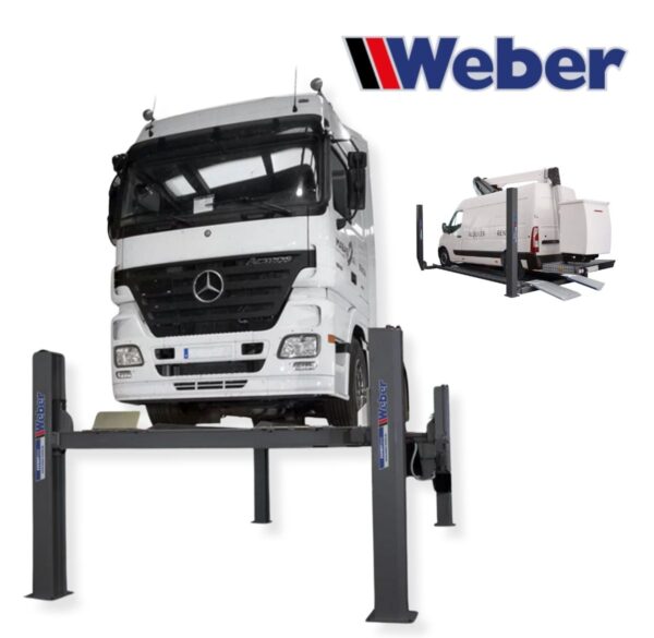 Podnośnik czterokolumnowy 12T auta ciężarowe i rolnicze Weber