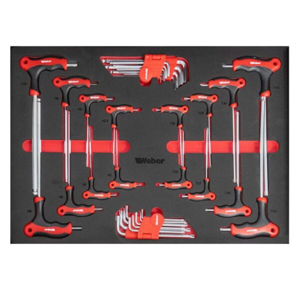 Wózek warsztatowy z wyposażeniem 300 elementów Weber - obrazek 7