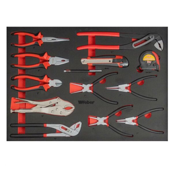 Wózek warsztatowy z wyposażeniem 300 elementów Weber - obrazek 9