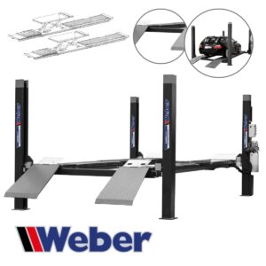 Podnośnik czterokolumnowy elektrohydrauliczny 400V 4T Weber