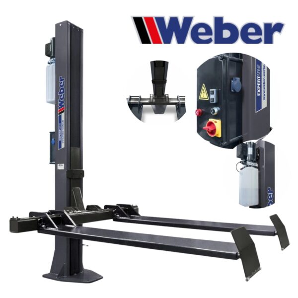 Podnośnik jednokolumnowy 1000kg do quadów Weber