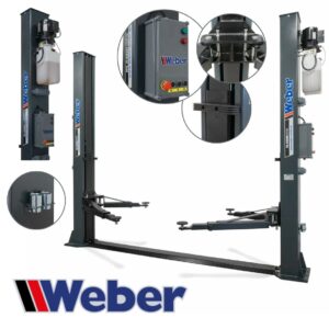 Dwukolumnowy podnośnik 4T asymetryczne ramiona Weber