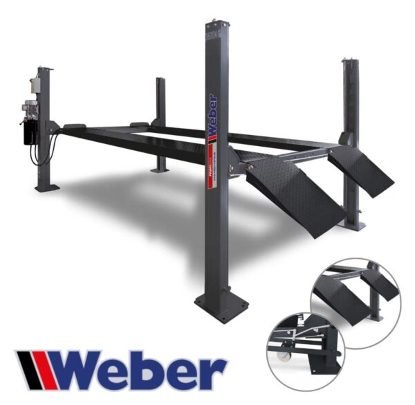 Mobilny podnośnik parkingowy czterokolumnowy 3,6T 230V Weber