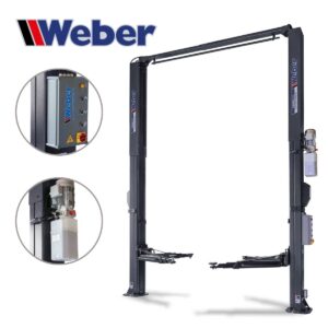 Podnośnik dwukolumnowy łączony górą  4500kg wysoki 4530mm Weber