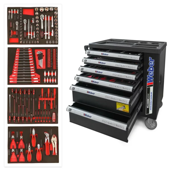 Mobilny wózek warsztatowy 154 sztuki Weber - obrazek 9