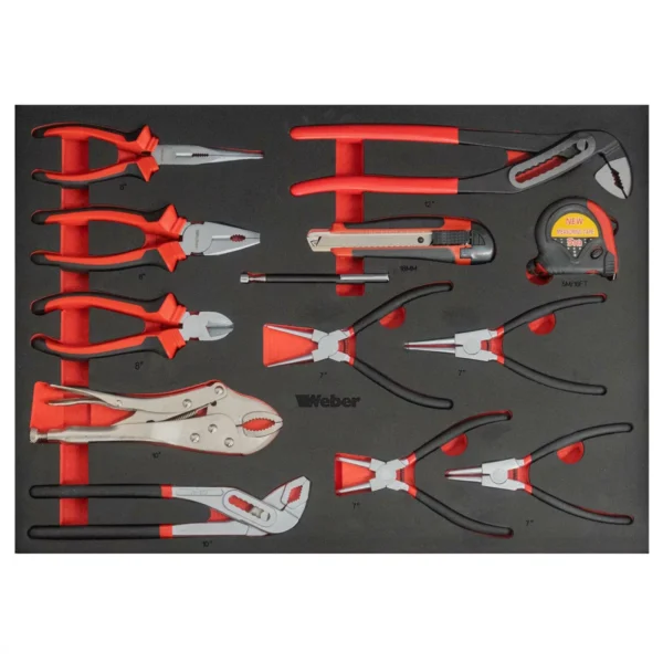 Mobilny wózek warsztatowy 300 elementów zamykany Weber - obrazek 9