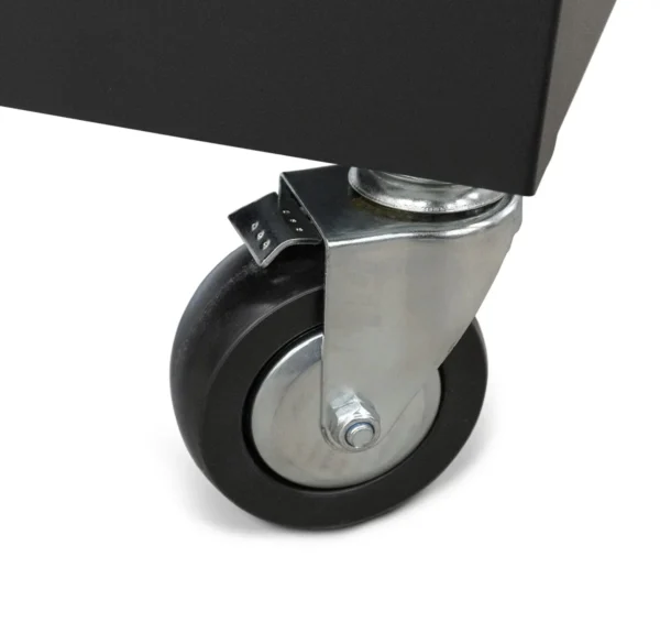 Mobilny wózek warsztatowy z 9 szufladami i drewnianym blatem roboczym Weber - obrazek 6