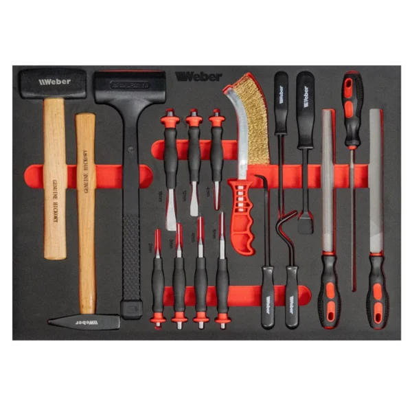 Mobilny wózek warsztatowy z blatem drewnianym Weber - obrazek 10