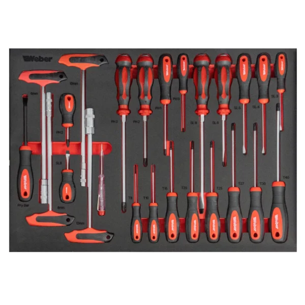 Mobilny wózek warsztatowy z blatem drewnianym Weber - obrazek 12