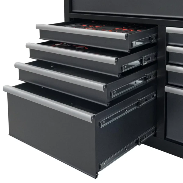 Mobilny wózek warsztatowy z blatem drewnianym Weber - obrazek 3