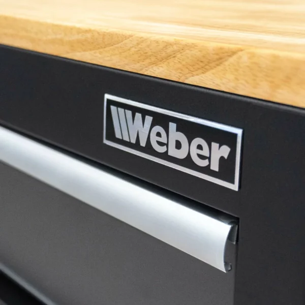 Mobilny wózek warsztatowy z blatem drewnianym Weber - obrazek 5